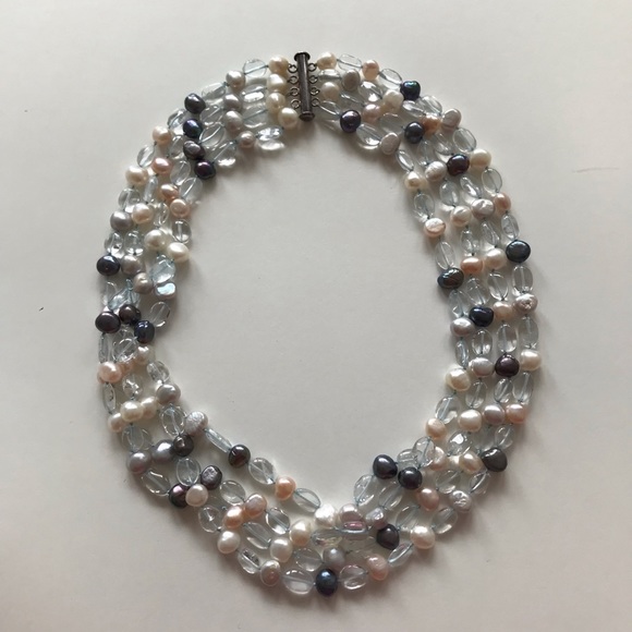 4 Strands Beaded Necklace - Picture 4 of 8